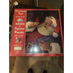 Christmas Red 1000 piece Jigsaw Puzzle SunsOut George Kovach Made in USA